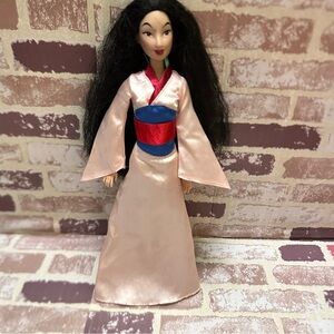 Disney Mulan Doll with Pink and Blue Outfit